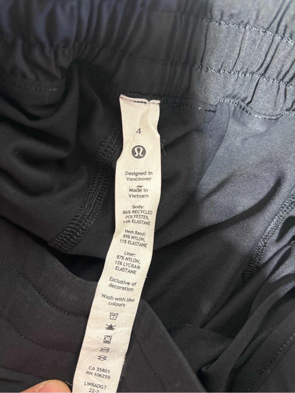 ♻️ lululemon athletica Black Performance Skort with Built-In Liner - Picture 5 of 6